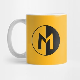 Superhero M (Black and Transparent) Mug